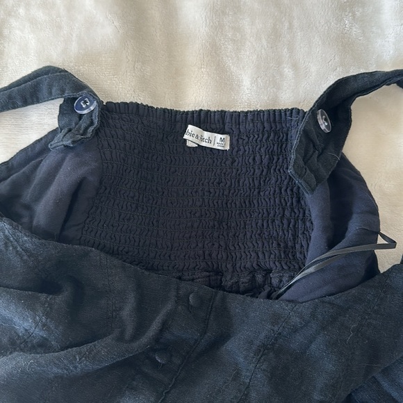 ABERCROMBIE CORSET ROMPER WITH BUTTON DETAIL AND ADJUSTABLE STRAPS. SIZE M - Picture 4 of 4